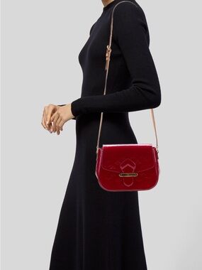 Louis Vuitton Red Vernis Monogram Bellflower PM Crossbody bag